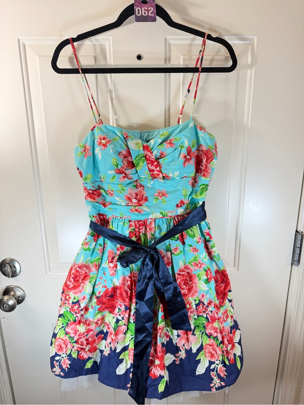 B. Darlin Floral Fit & Flare Party Dress Size 15/16 062